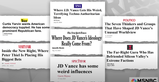 The Dark Enlightenment: J.D. Vance's Ideology